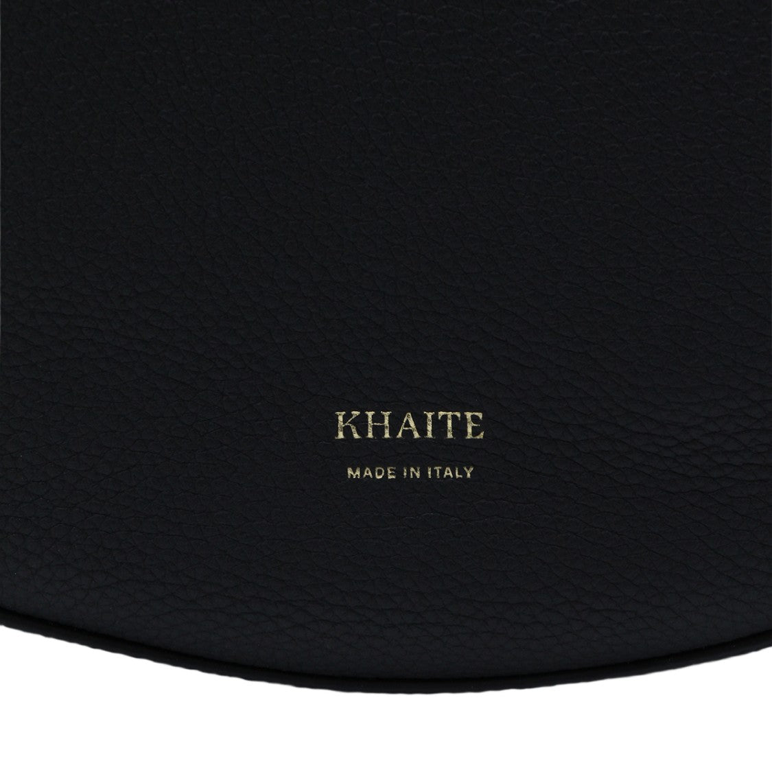 Khaite Crescent-Shaped Black Bag With Zip Closure