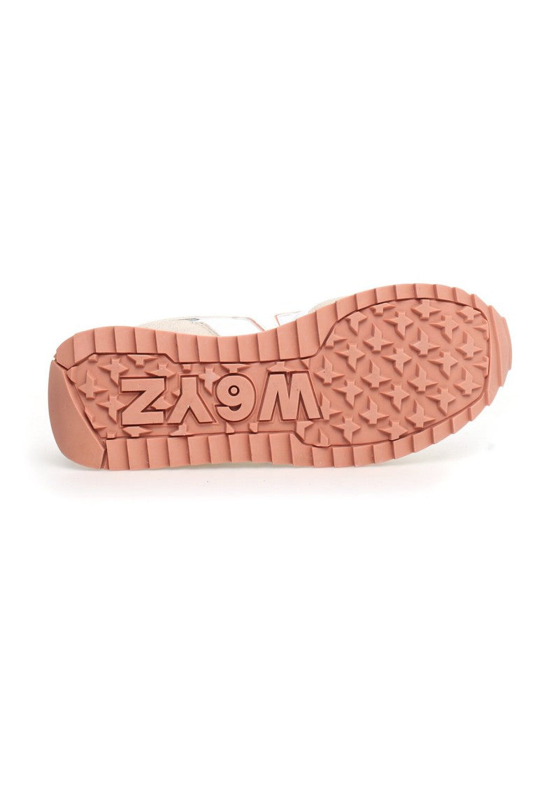 W6yz Technical Fabric Sneakers Suede Inserts Serrated