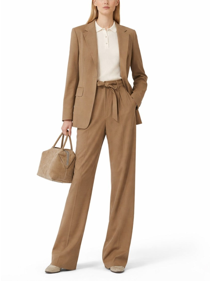 Max Mara Ribbed Cashmere-Silk Polo Shirt
