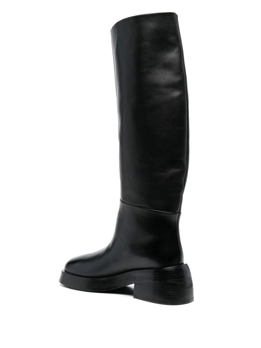 Marsèll Minimalist Long Boots With Smooth Leather Finish