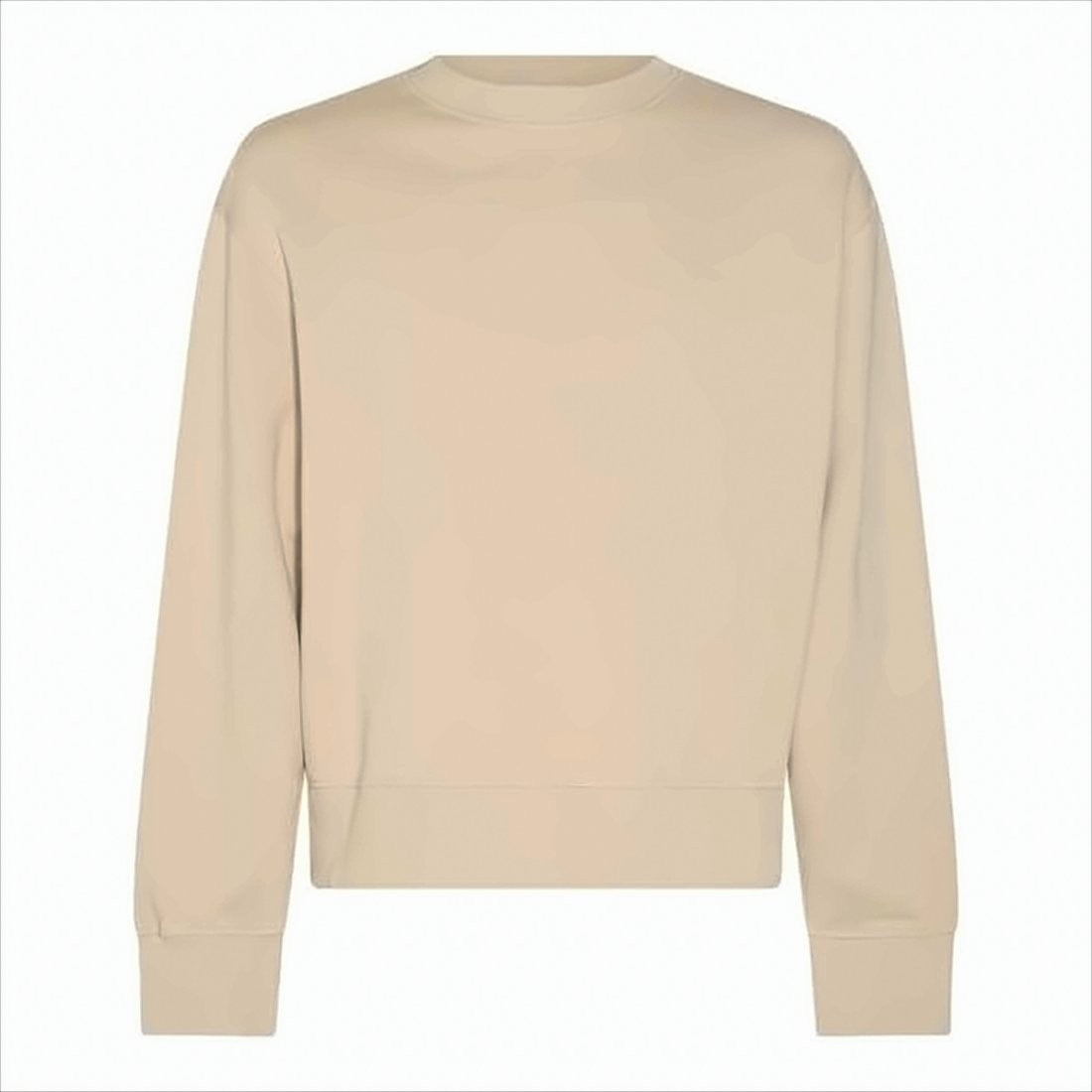 Ami Long-Sleeve Top With Ribbed Cuffs