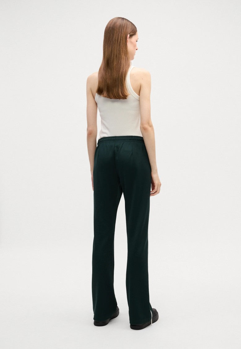 Lacoste Flared Hem Zipper Accents Straight-Leg Pants