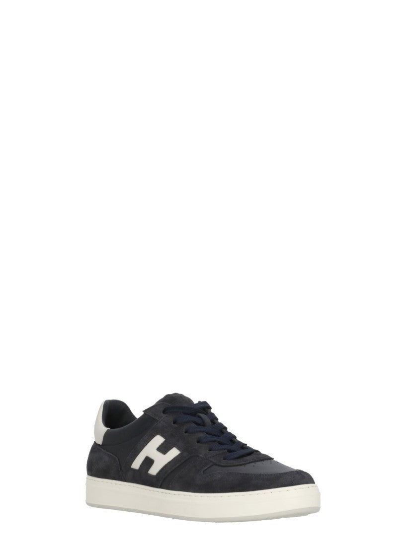 Hogan Blue H-Tv White Iconic Sneakers