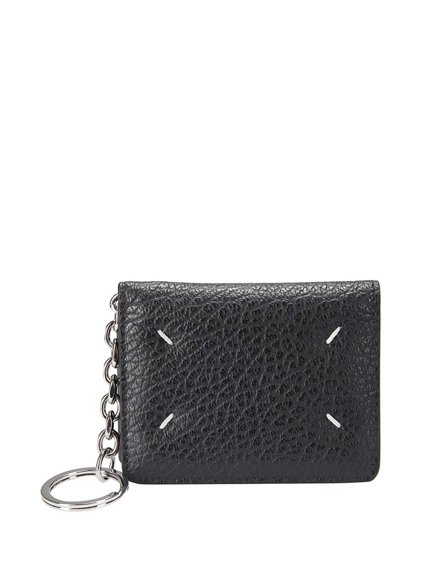 Maison Margiela Textured Pebbled Leather Card Holder