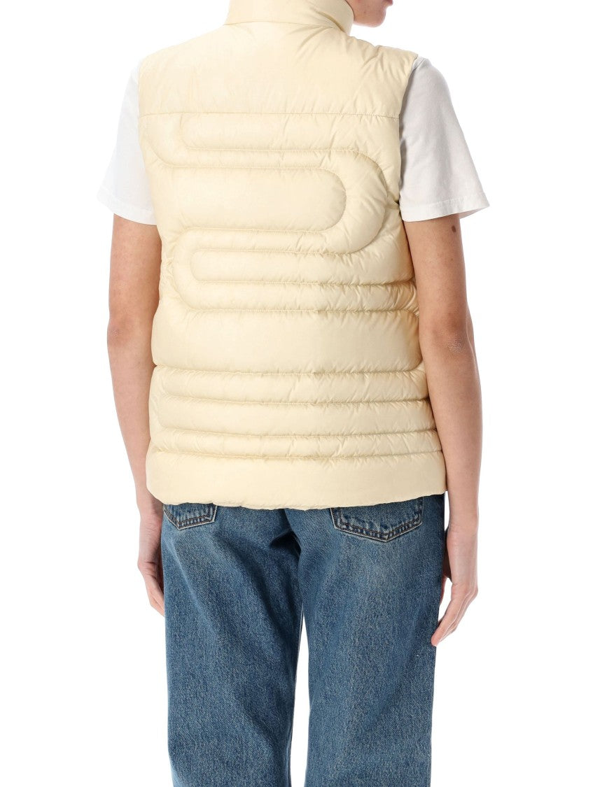 Moncler Xihu Snake-Quilted Down Gilet