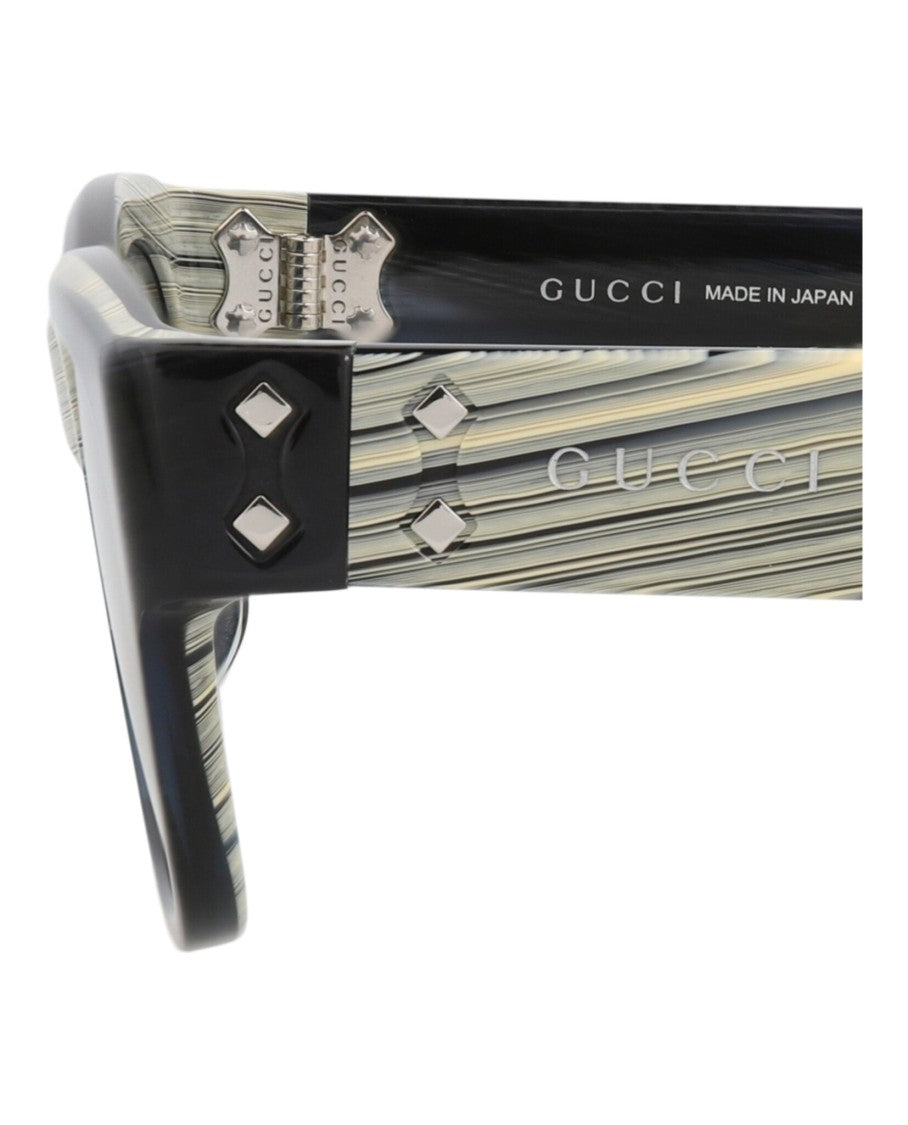 Gucci Square-Frame Recycled Acetate Sunglasses