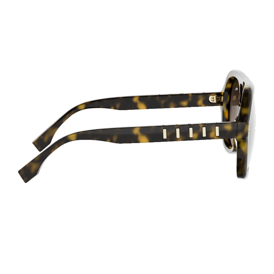 Fendi Havana Five Sisters Acetate Sunglasses