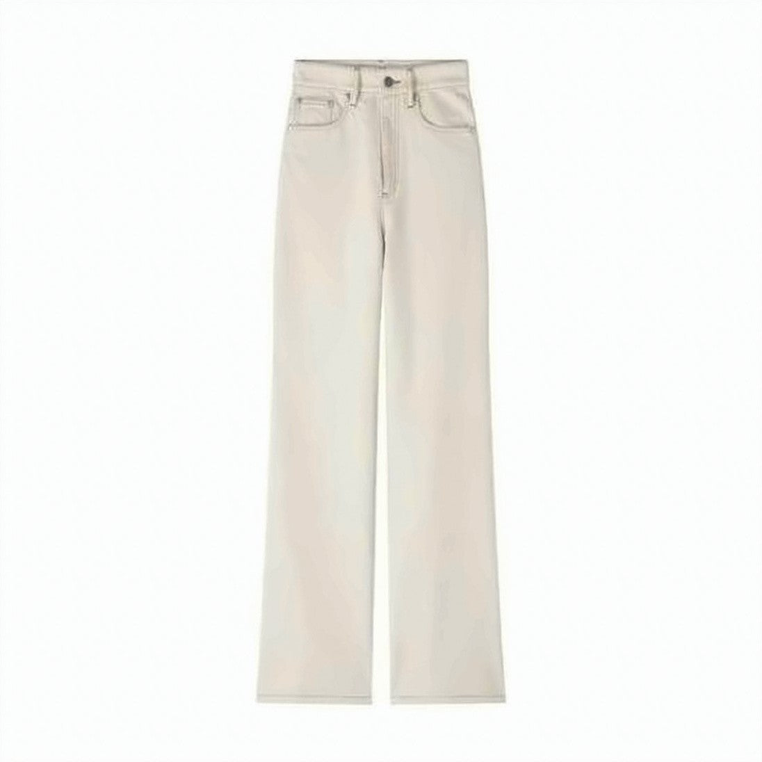 A.P.C. High-Waisted Straight-Leg Denim Pants