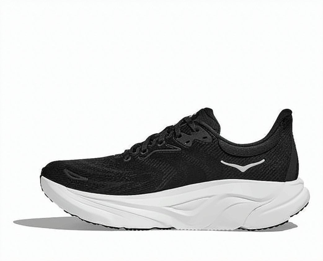 Hoka Black Mesh Sneakers With Sculpted White Sole