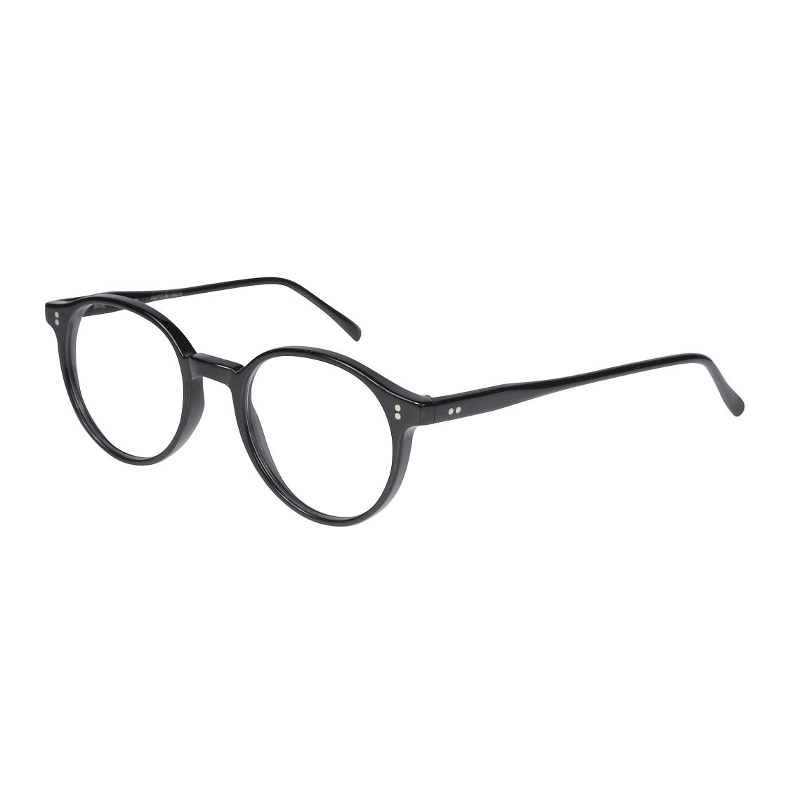 Kador Panto/N Glossy Black Round Frame Sunglasses