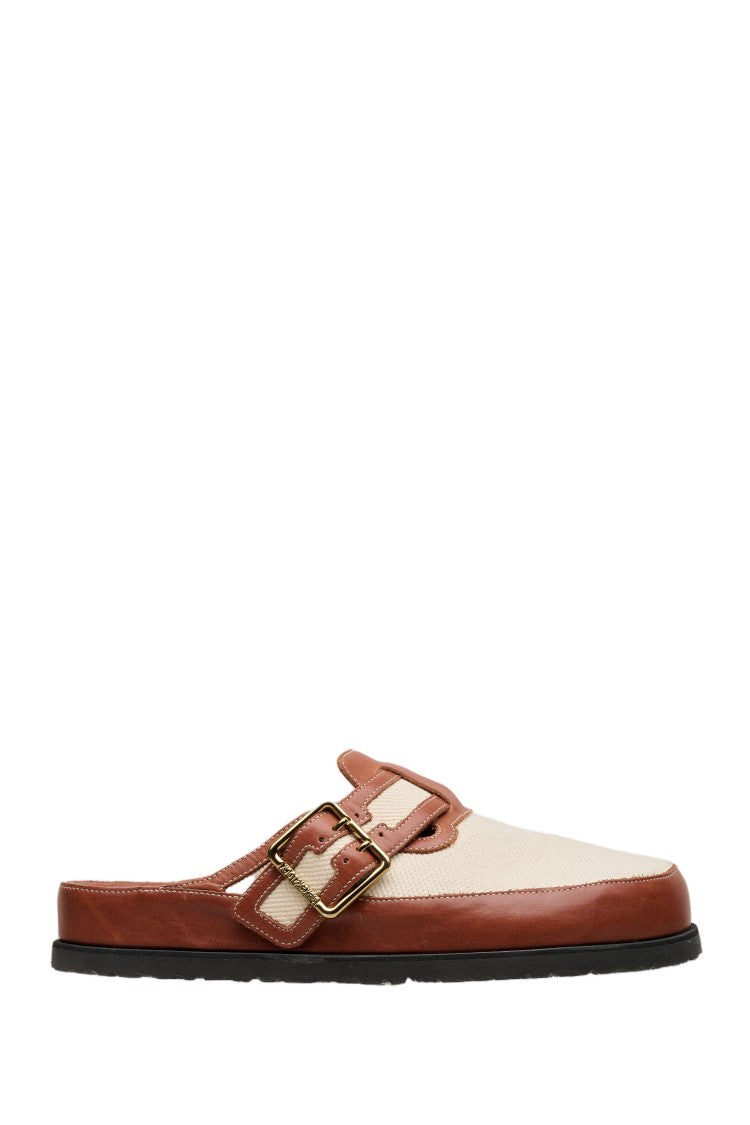 Birkenstock Canvas Boston Bold Double-Buckle Loafers