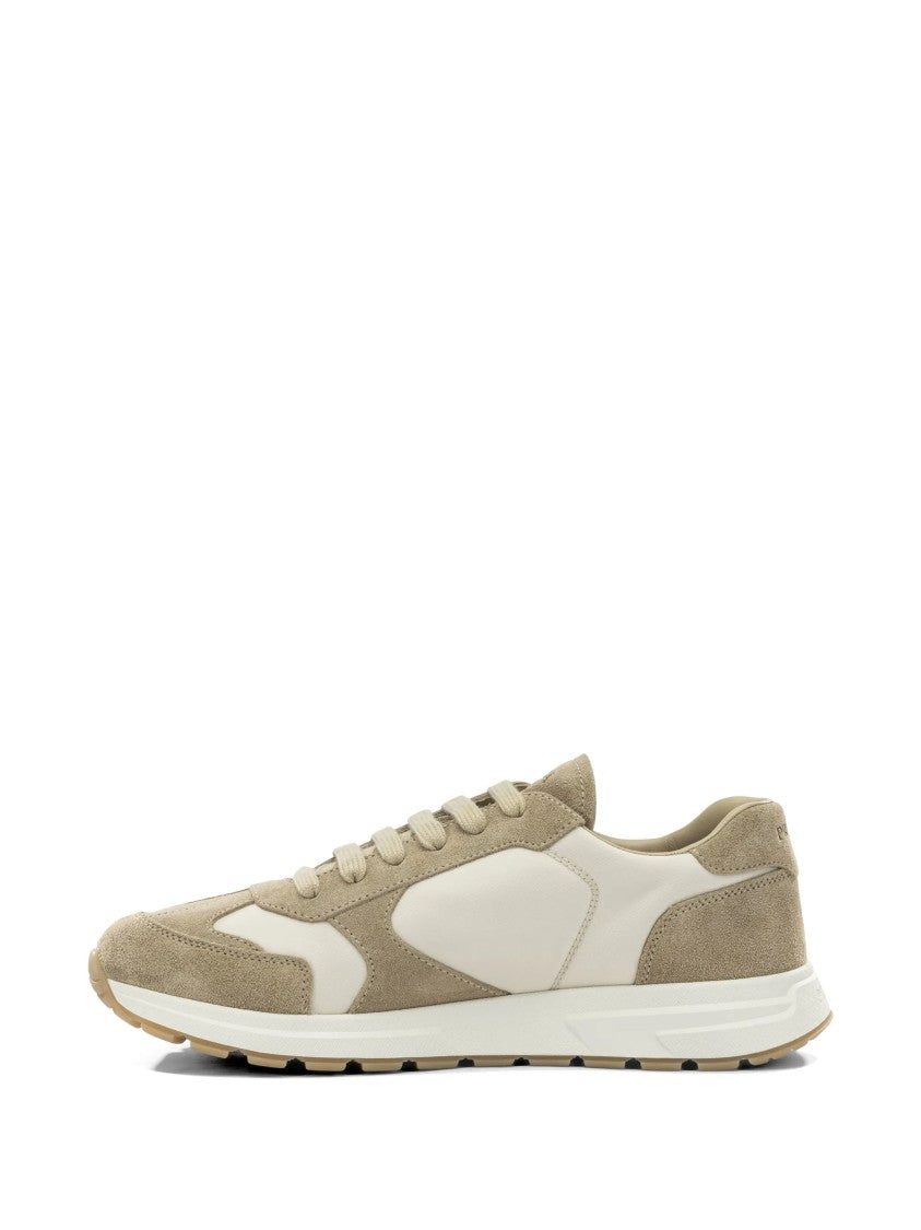Prada Prax Low Profile Suede Sneakers