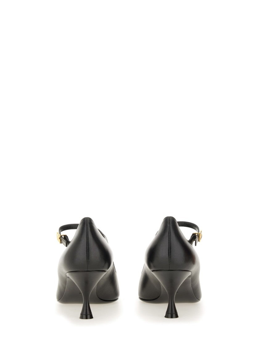 Dolce & Gabbana Pointed Toe Leather Pumps