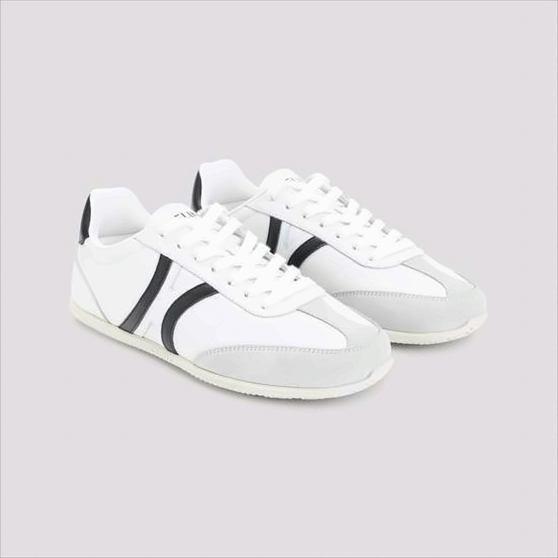 Celine Low-Top Sneakers With Calf Leather And Suede Accents