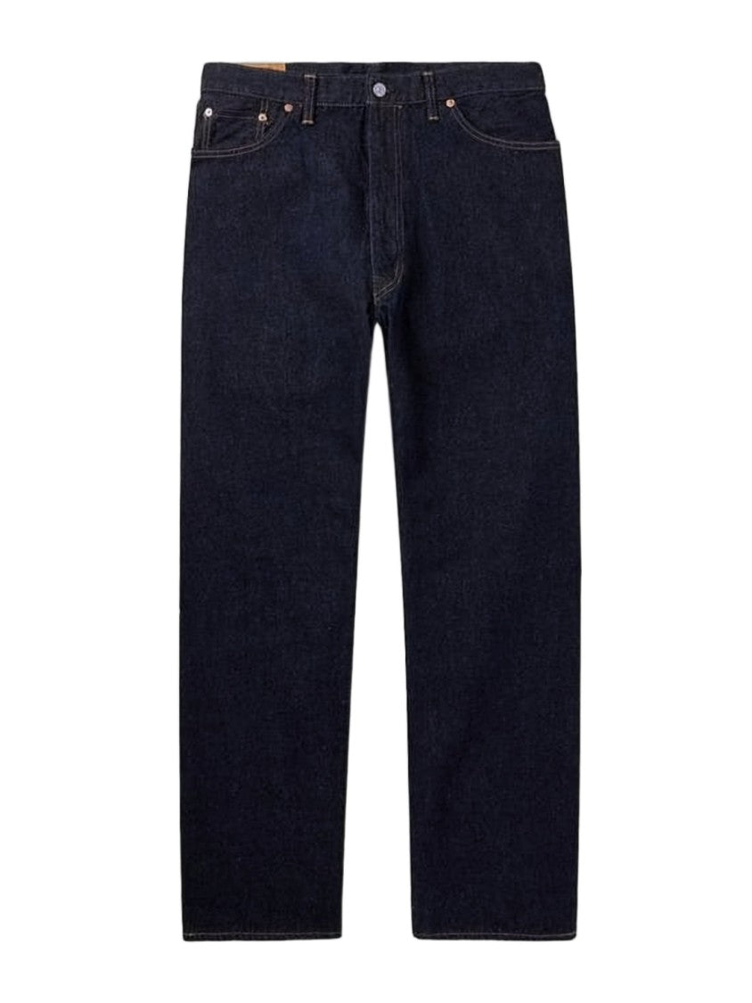 Kaptain Sunshine Classic Straight-Leg Denim Pants With Dark Indigo Wash