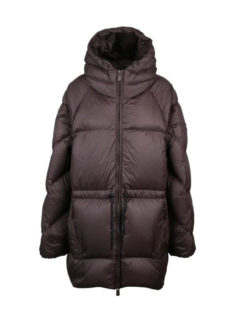 Bacon Brown Polyamide Owl Down Jacket