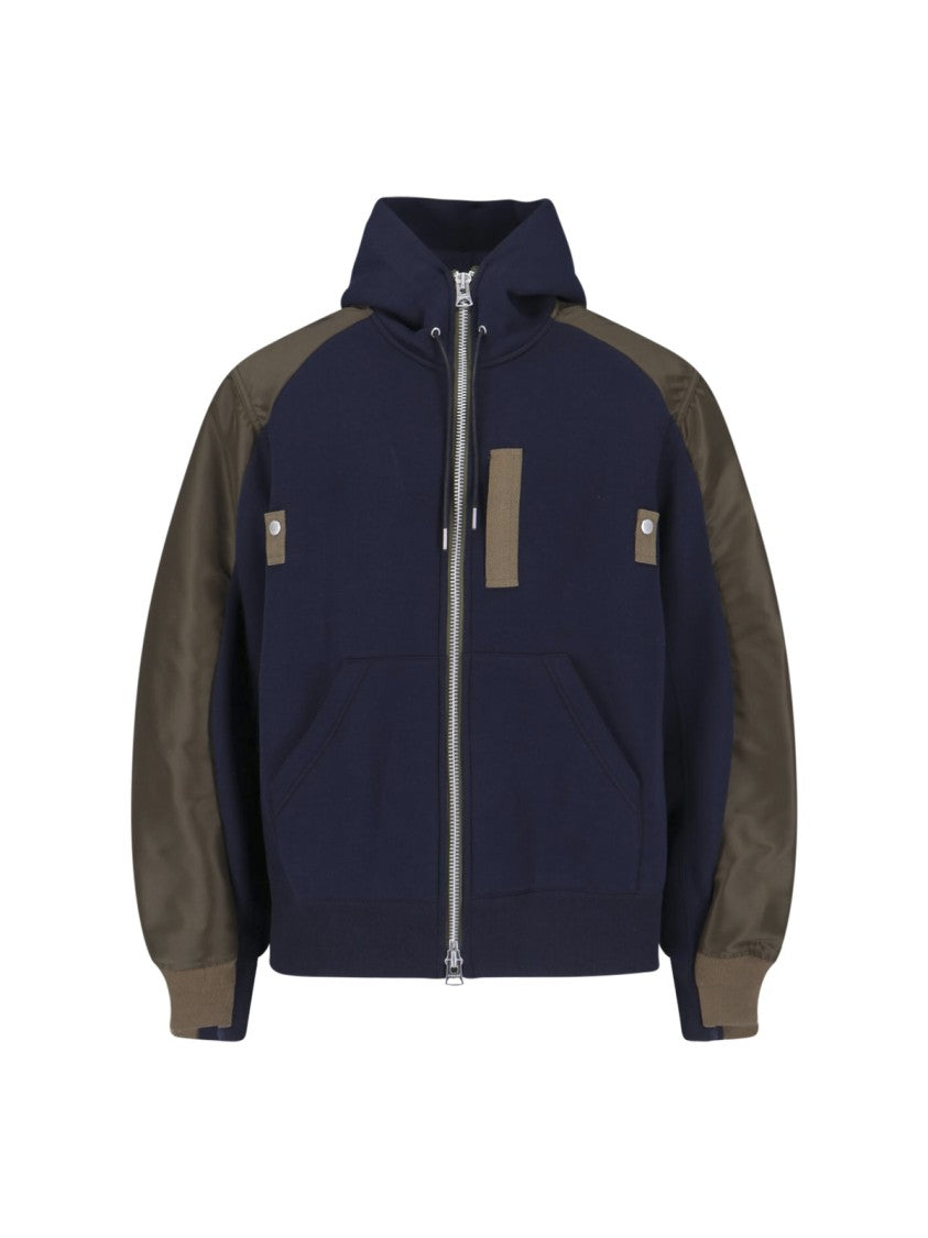 Sacai Patchwork Multicolour Jacket With Intricate Detailing