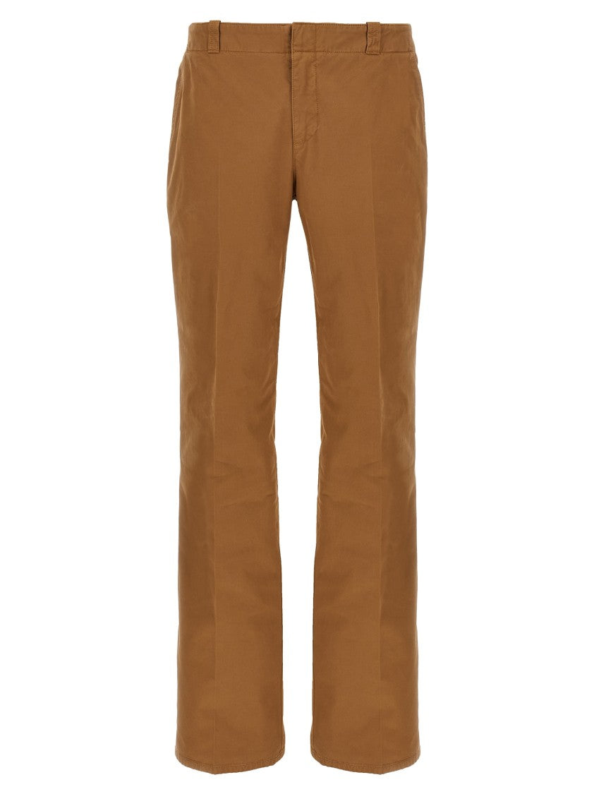 Mcqueen Garment-Dyed Cotton Chino Pants