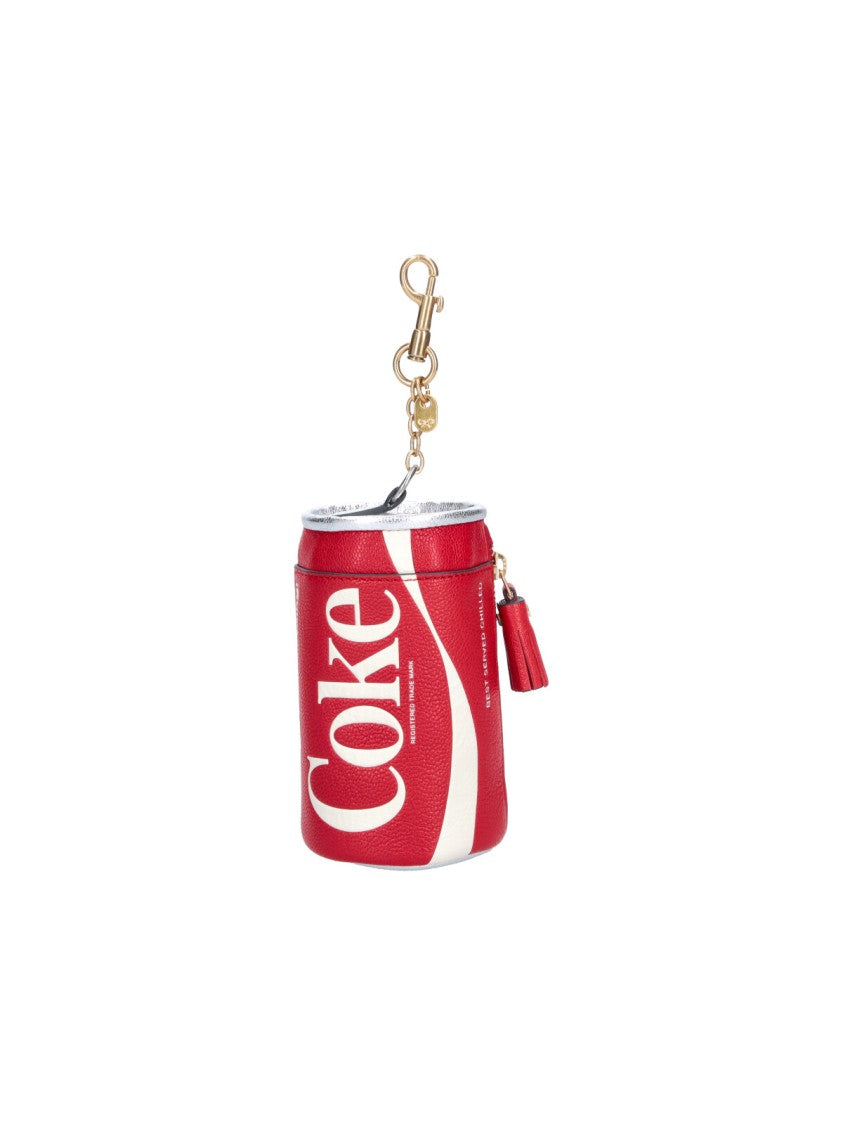 Anya Hindmarch Red Coca Cola Goat Leather Coin Purse