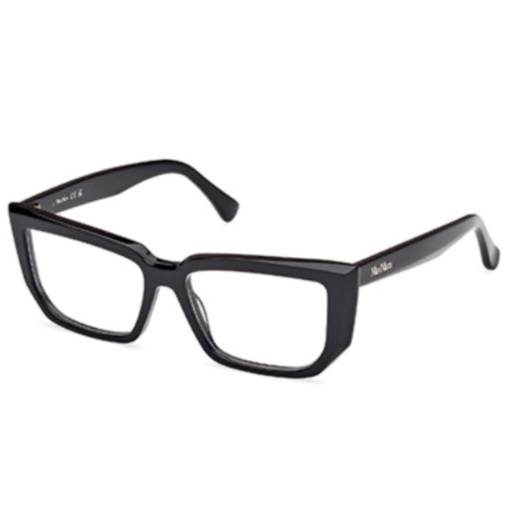 Max Mara Mm5160 53001 Bold Rectangular Eyeglasses