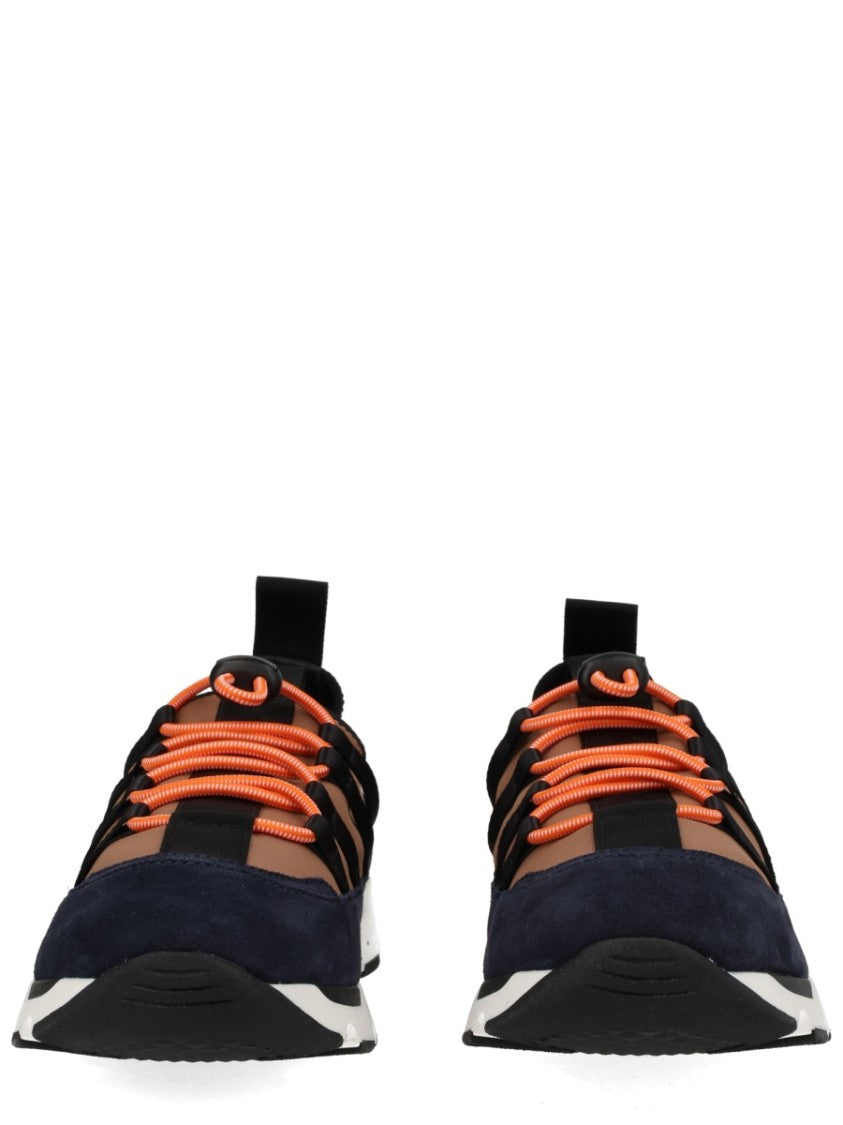 Marni Running Suede Overlays Segmented Sneakers