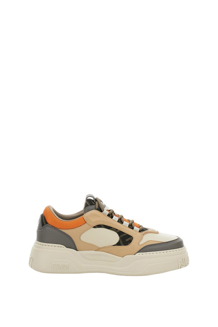 Fendi Force Lace-Up Low-Top Sneakers