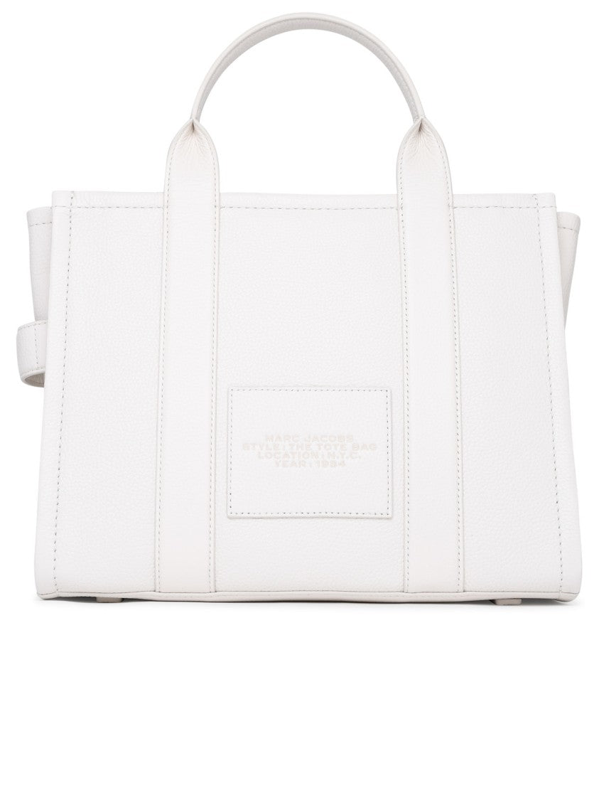 Marc Jacobs (The) Cream Leather Midi Tote Bag