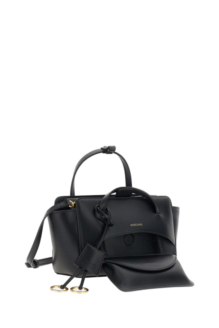 Hidesins Black Flap S Soft Leather Shoulder Bag