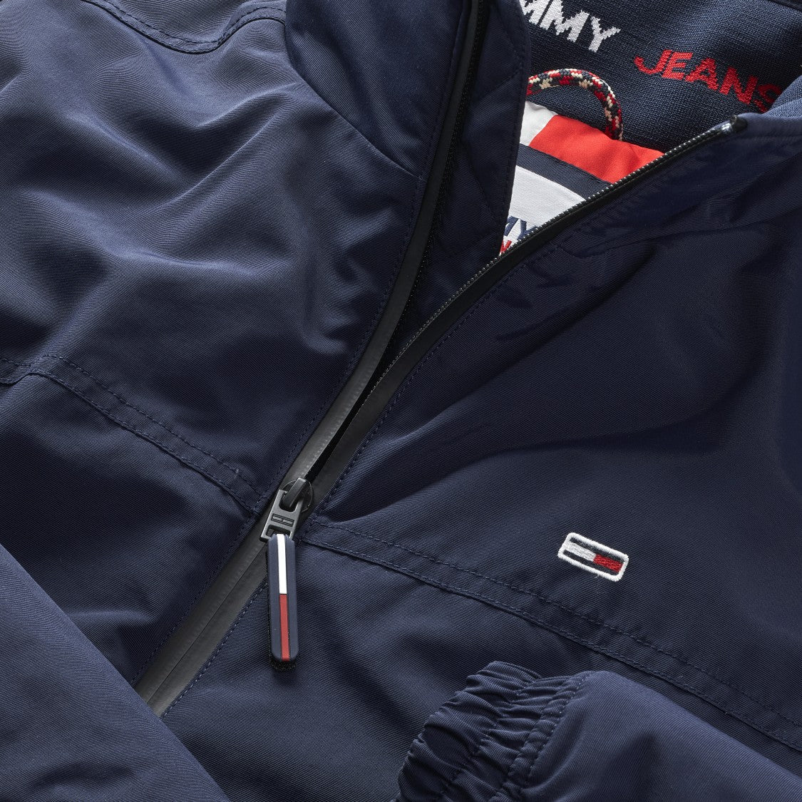 Tommy Jeans Quilted High Collar Casual Jacket Branding