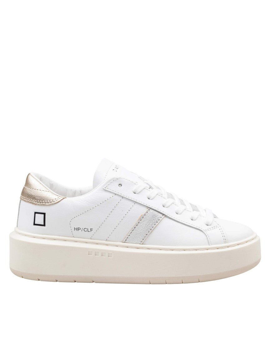 D.A.T.E D.A.T.E. Hill Low Leather Sneakers, White