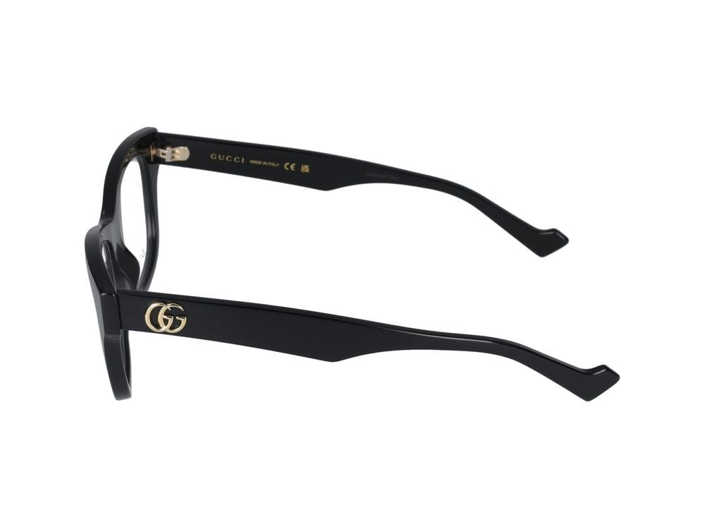 Gucci Eyeglasses Gg0999o 001 Black Black Transparent 52/17/145