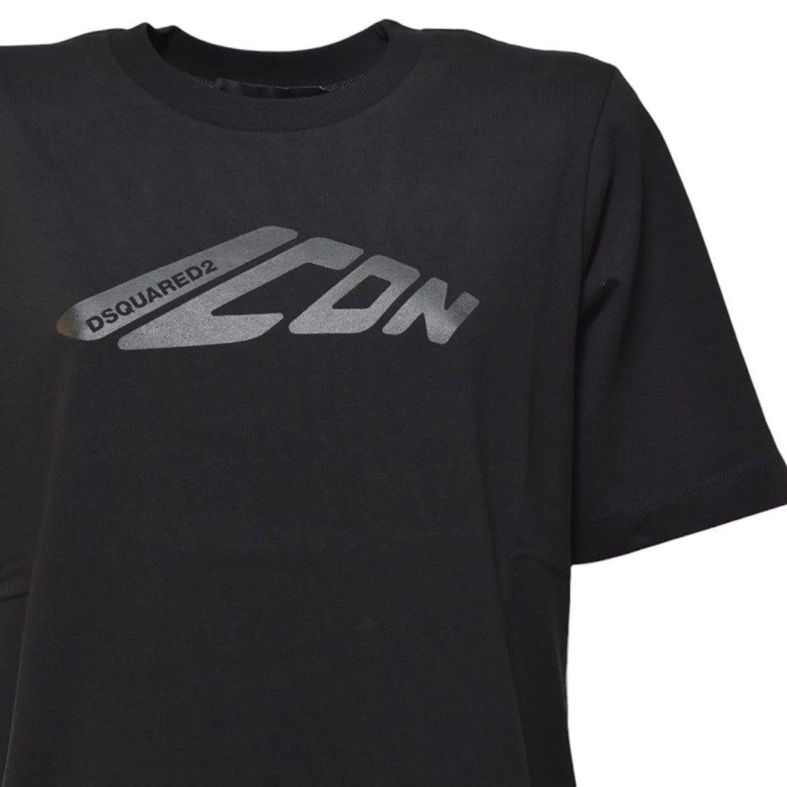 Dsquared2 Icon New Generation Easy Fit Black Cotton T-Shirt