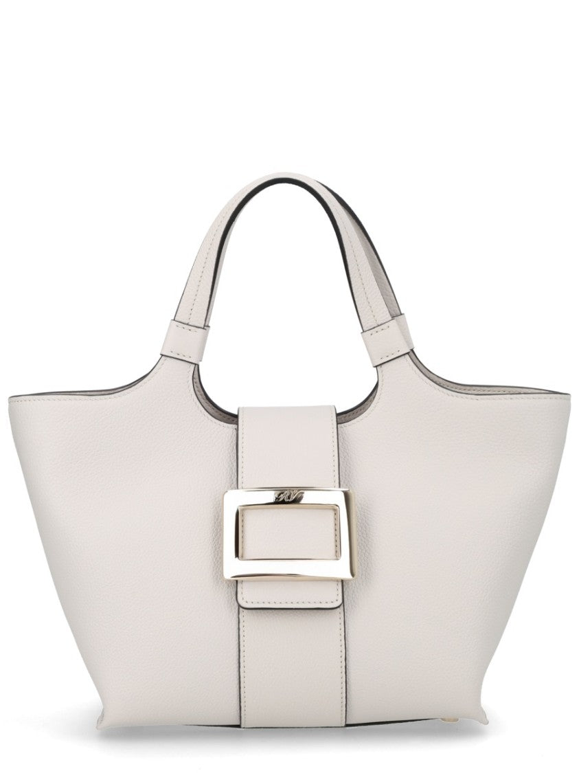 Roger Vivier Belle Vivier Structured Buckle Mini Bag