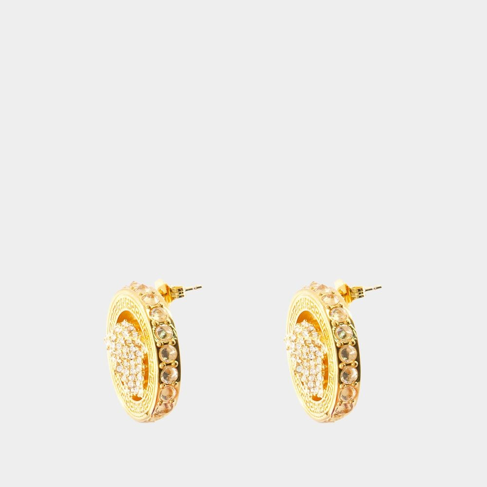 Versace Earrings - Metal - Gold