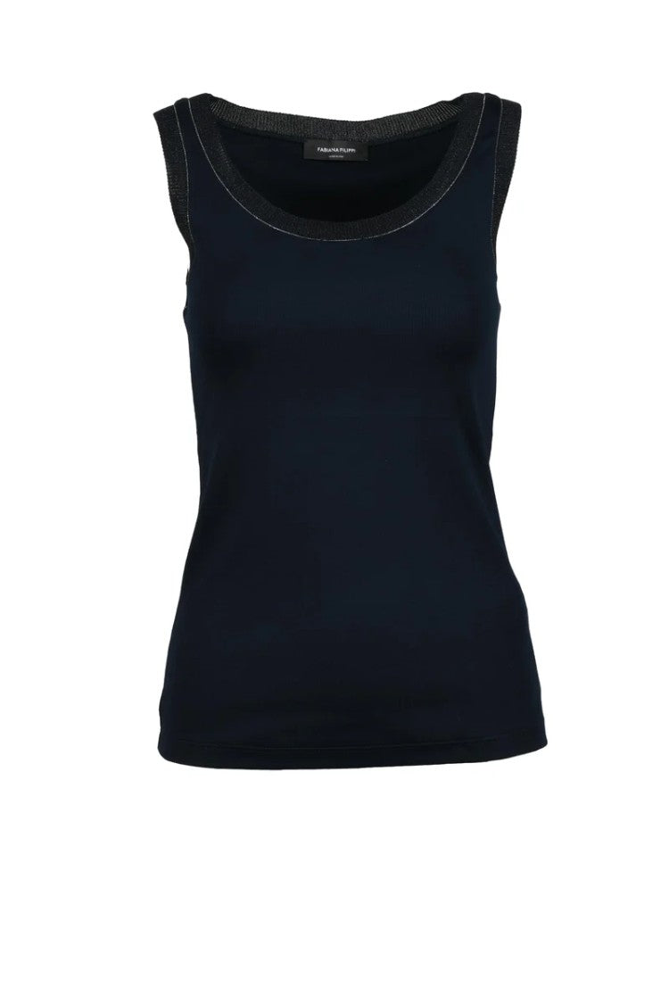 Fabiana Filippi Sleeveless Fitted Tank Top
