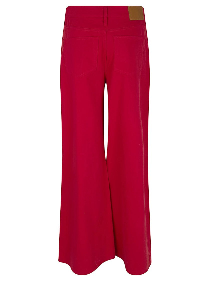 Polo Ralph Lauren High-Waisted Herringbone Twill Denim Wide-Leg Jeans