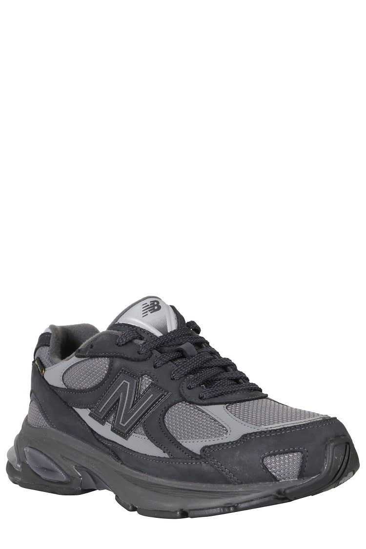 New Balance Field Grey Nubuck Mesh Running Sneakers