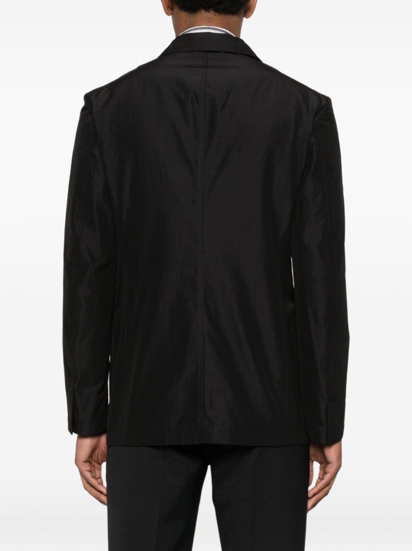 Tom Ford Black V-Cut Lapels Blazer