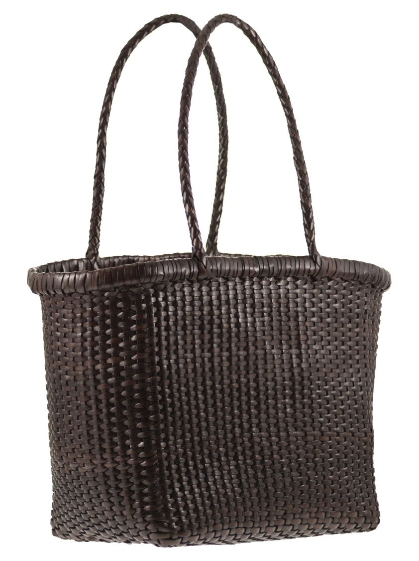 Dragon Weave - Braided Leather Bag S