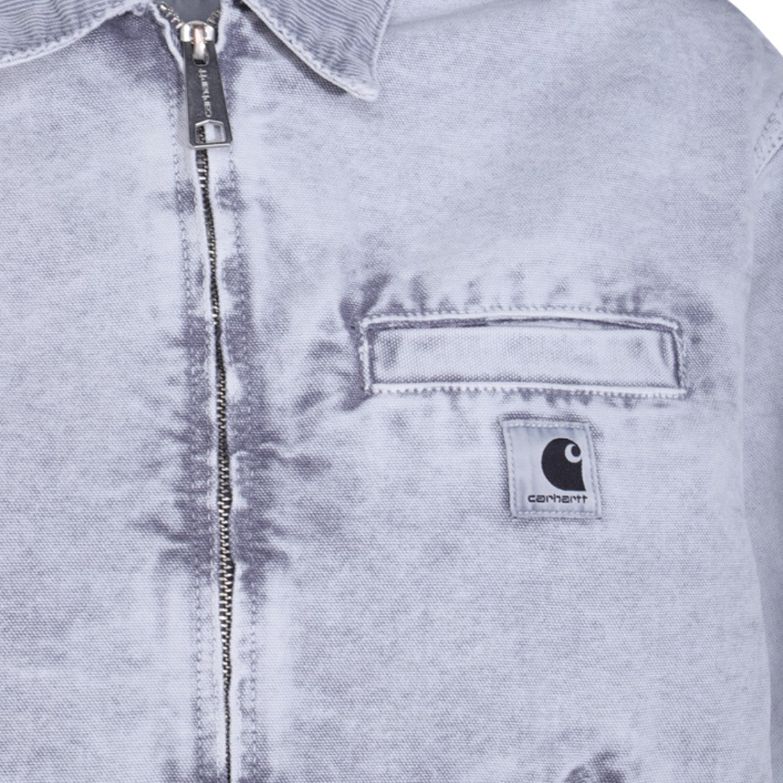 Carhartt Wip Washed Denim Jacket With Classic Collar