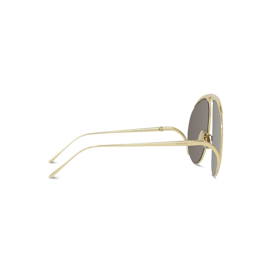 Loewe Gold Lw40180u Double Bridge Aviator Sunglasses