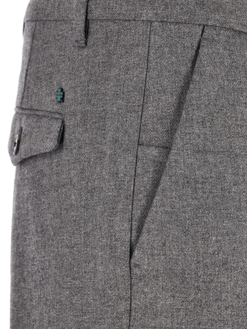 Closed Grey Wool-Blend Fairport Straight-Leg Pants