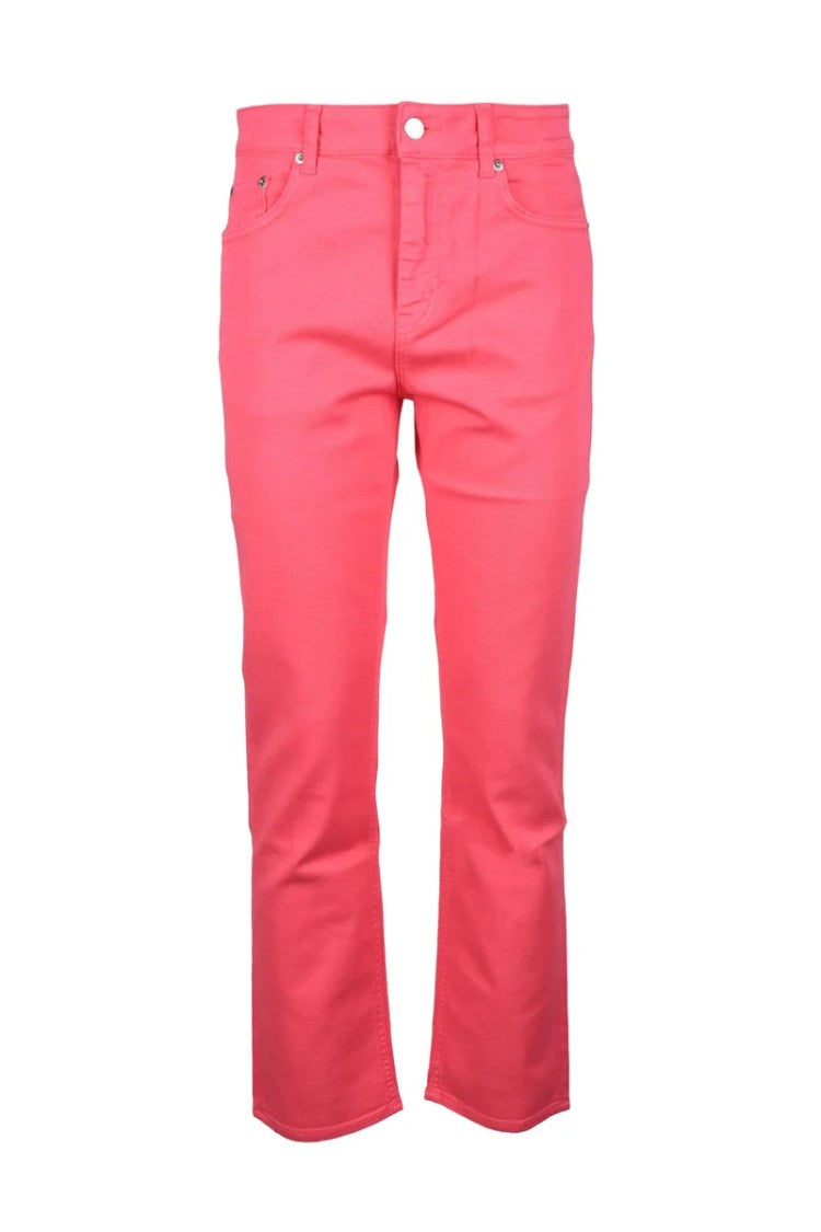 Department 5 Pink Mid-Rise Stretch Jeans