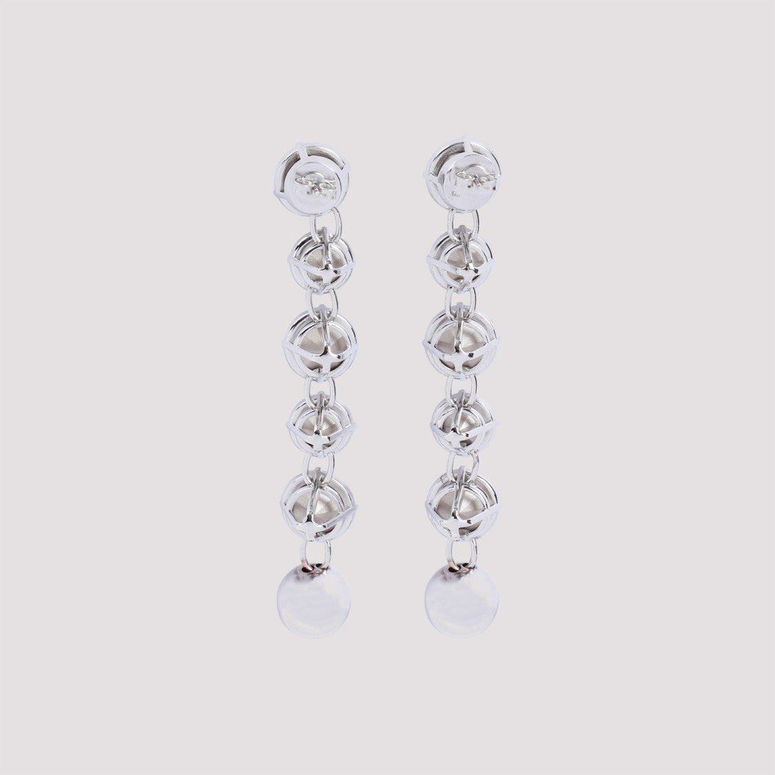 Jean Paul Gaultier Long Diamond Earrings