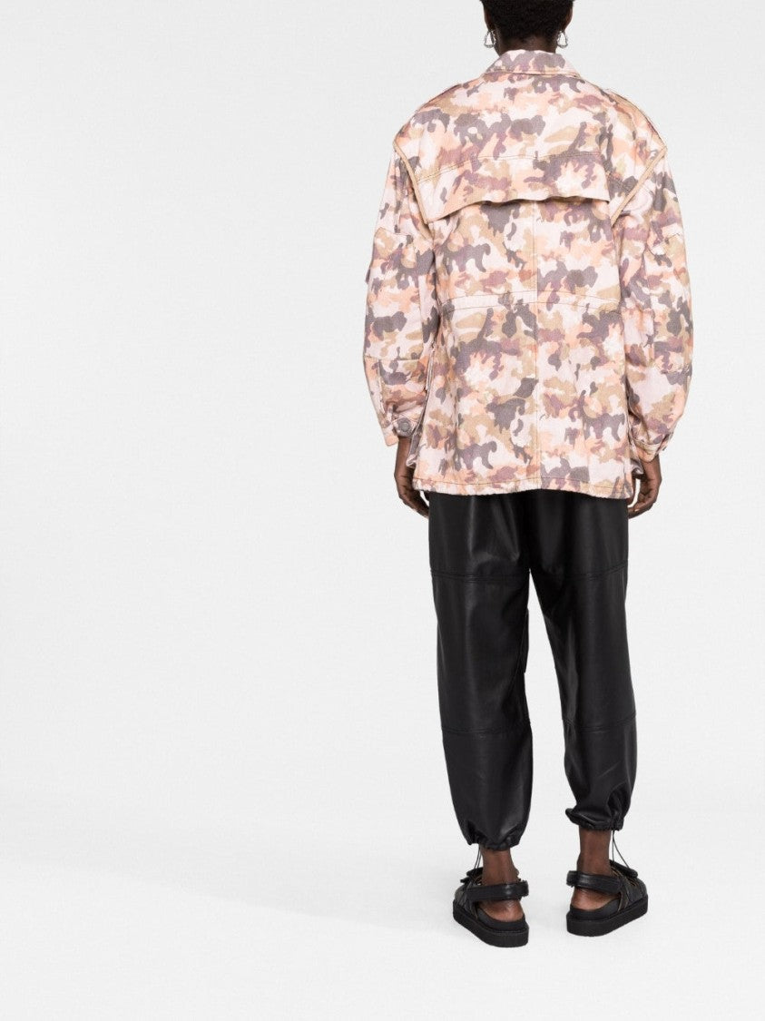 Isabel Marant Elize Camouflage-Print Cotton Jacket