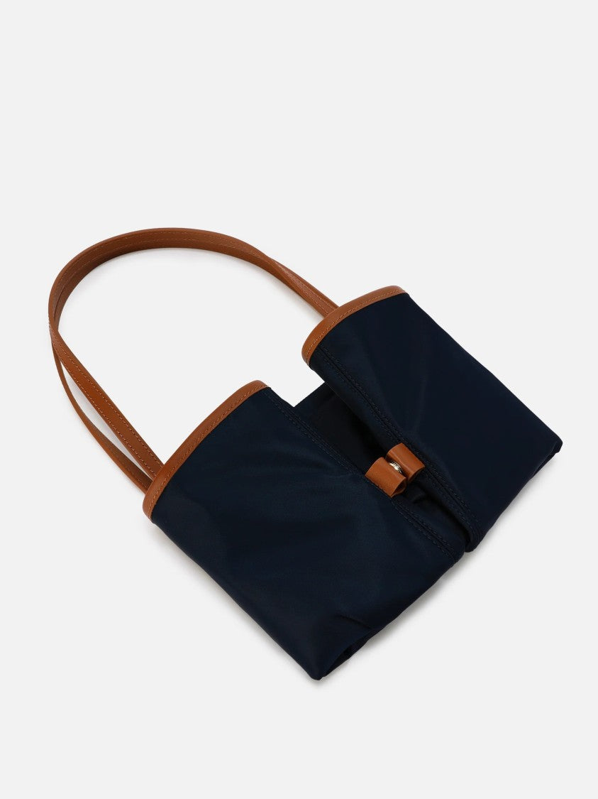 Mc2 Saint Barth Spacious Foldable Tote Bag With Contrasting Handles