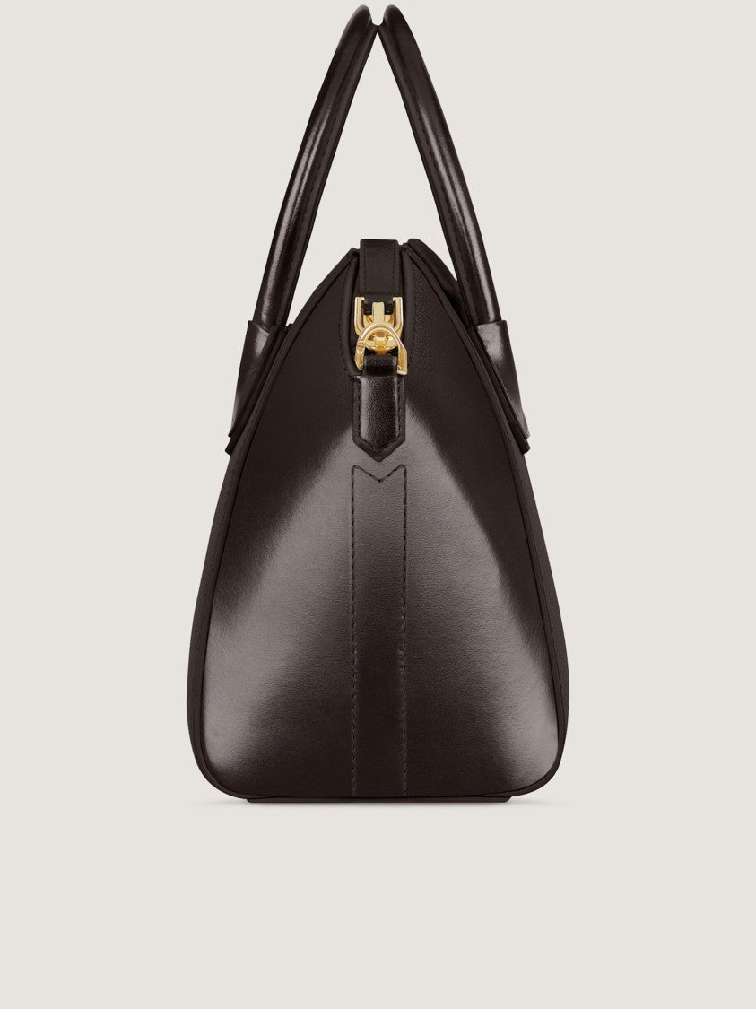 Givenchy Structured Chocolate Brown Calf Leather Antigona Bag