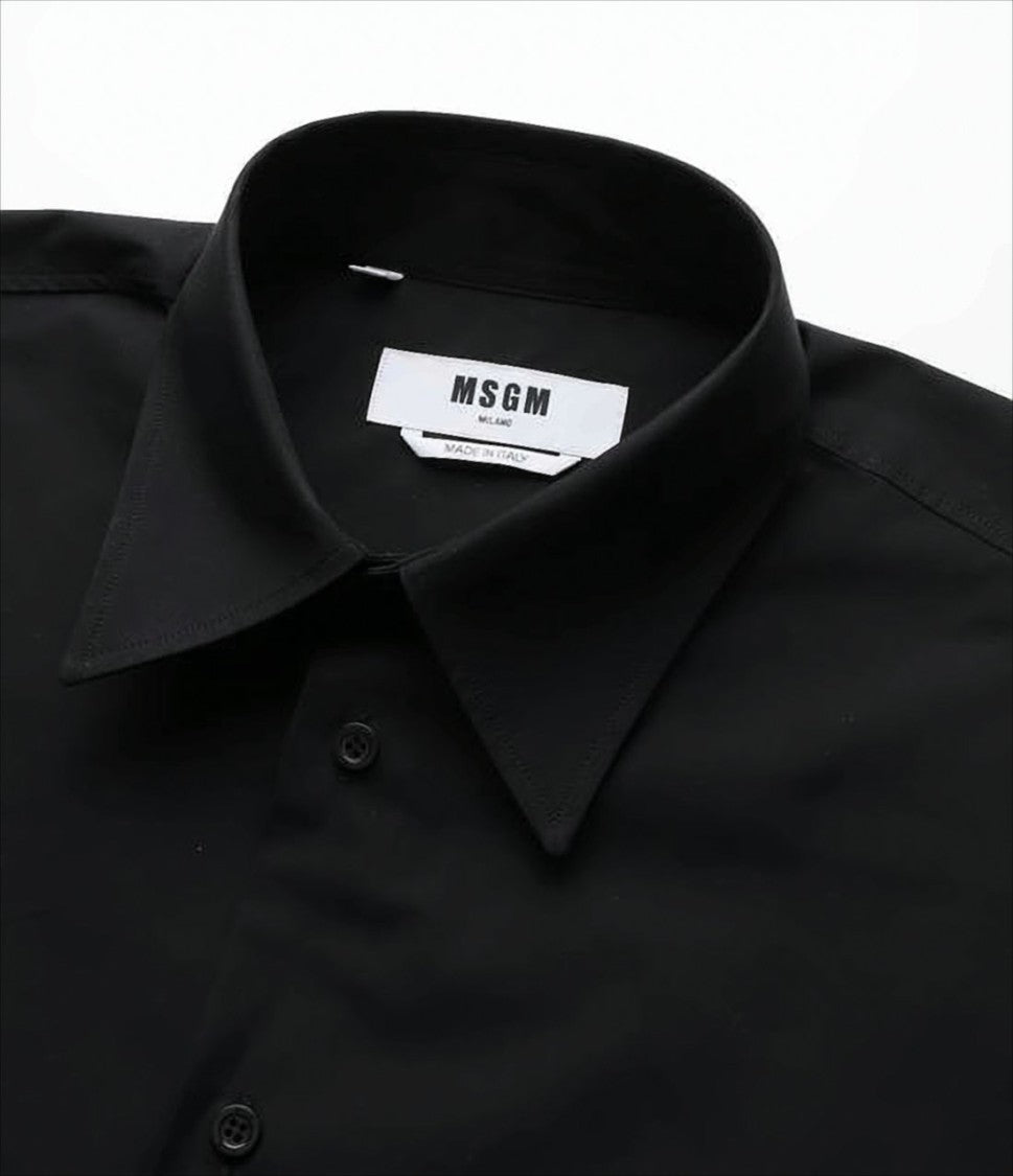 Msgm Long-Sleeve Shirt With Bold Graphic Design