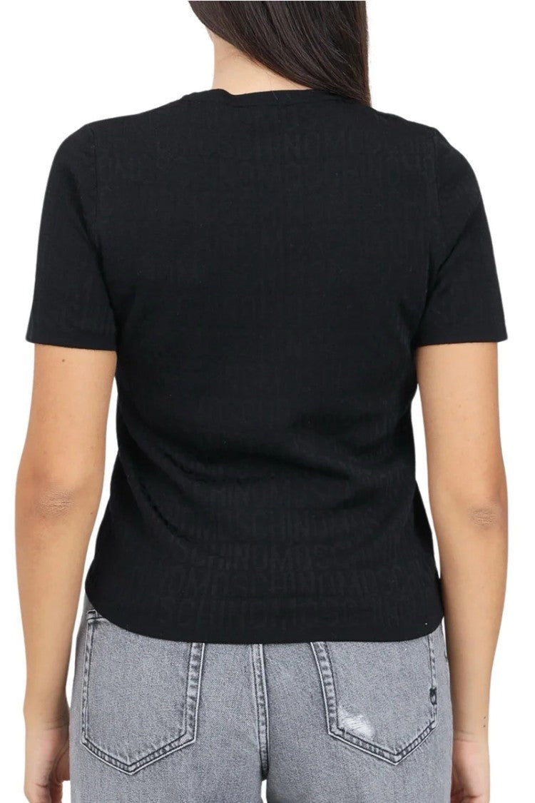 Moschino Couture Virgin Wool Tops - Black