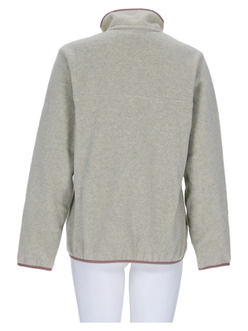Patagonia Relaxed Fit High Collar Sweater With Buttoned Placket